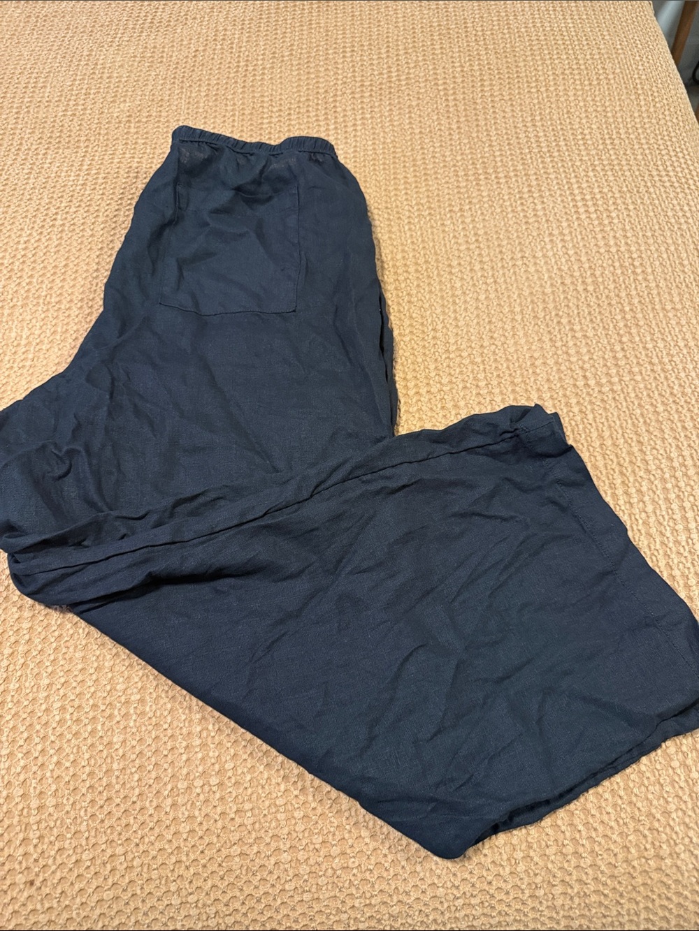 Wide-Leg linen Pants